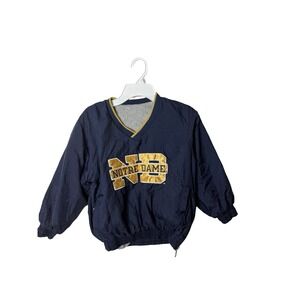 Mighty-Mac Notre Dame Fighting Irish Youth 7 pull over jacket fleece lined